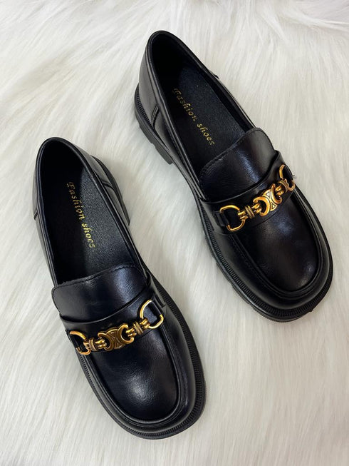 Round Toe Chunky Loafers